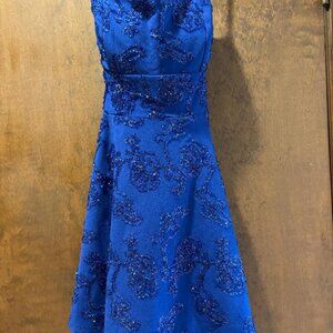 Emerald Sundae Juniors' Textured Square-Neck Sleeveless Fit & Flare Dress